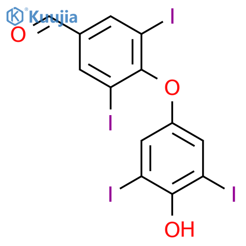 3,5,3',5'-Tetraiodo Thyroaldehyde structure