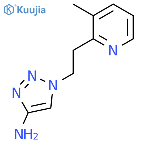1-2-(3-methylpyridin-2-yl)ethyl-1H-1,2,3-triazol-4-amine structure