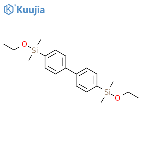 4,4'-Bis(dimethylethoxysilyl)biphenyl structure