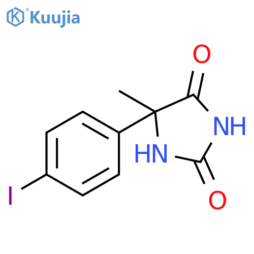 2,4-Imidazolidinedione, 5-(4-iodophenyl)-5-methyl- structure