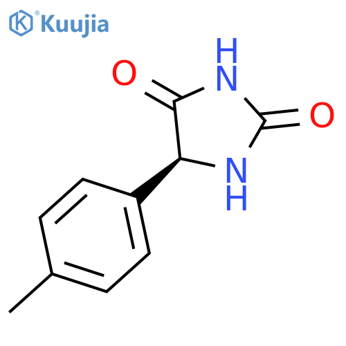 2,4-Imidazolidinedione, 5-(4-methylphenyl)-, (S)- structure