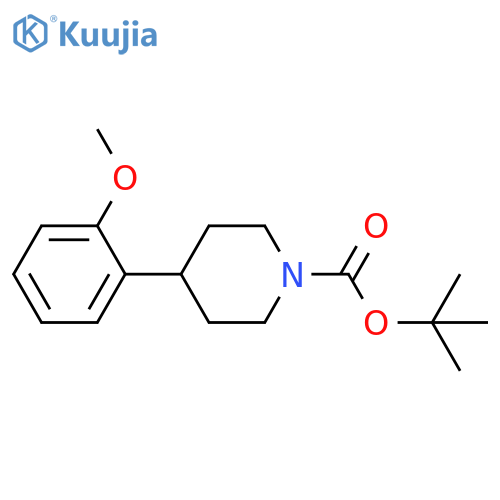 1-Piperidinecarboxylic acid, 4-(2-methoxyphenyl)-, 1,1-dimethylethylester structure