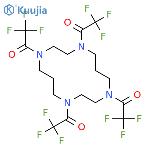 1,4,8,11-Tetraazacyclotetradecane, 1,4,8,11-tetrakis(trifluoroacetyl)- structure