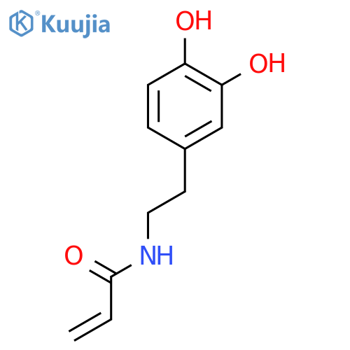 2-Propenamide,N-[2-(3,4-dihydroxyphenyl)ethyl]- structure