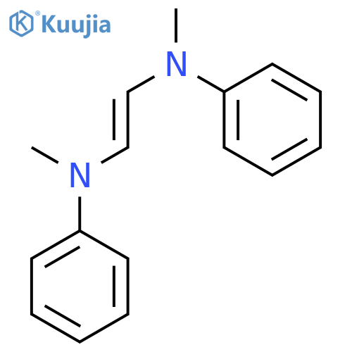 1,2-Ethenediamine, N,N'-dimethyl-N,N'-diphenyl-, (E)- structure