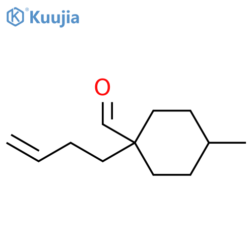 Cyclohexanecarboxaldehyde, 1-(3-buten-1-yl)-4-methyl- structure