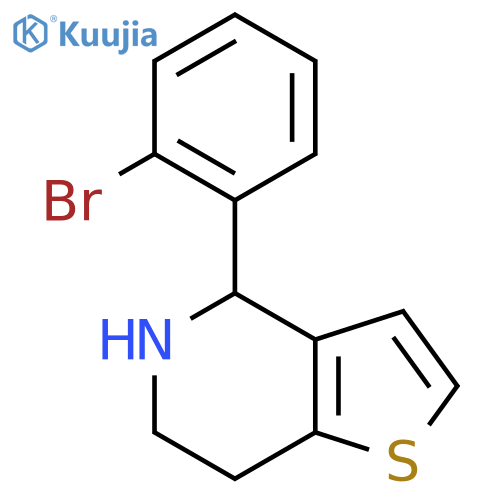 4-(2-bromophenyl)-4H,5H,6H,7H-thieno3,2-cpyridine structure