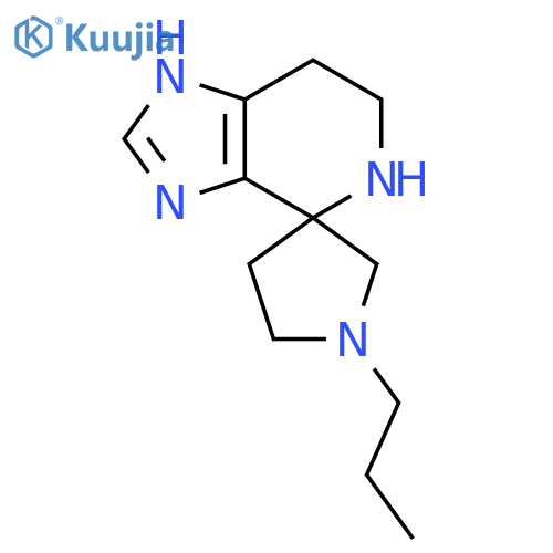 1'-propyl-3,5,6,7-tetrahydrospiroimidazo4,5-cpyridine-4,3'-pyrrolidine structure