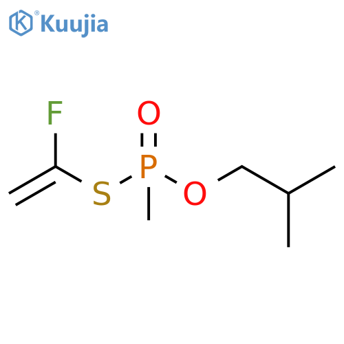 Phosphonothioic acid, methyl-, S-(1-fluoroethenyl) O-(2-methylpropyl)ester structure