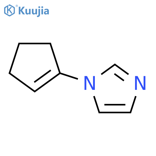 1H-Imidazole,1-(1-cyclopenten-1-yl)- structure