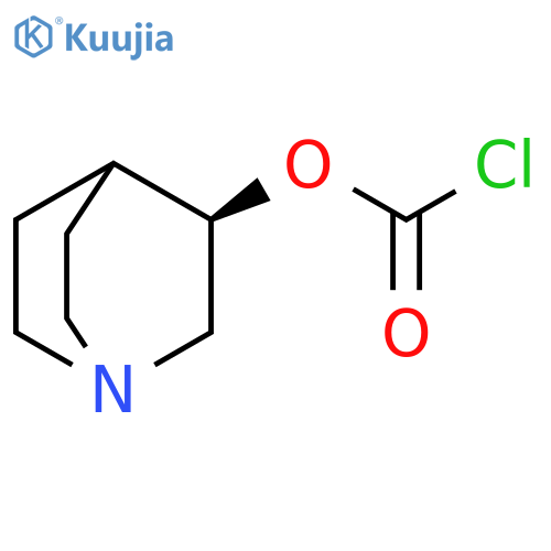 Carbonochloridic Acid (R)-1-Azabicyclo2.2.2oct-3-yl Ester structure