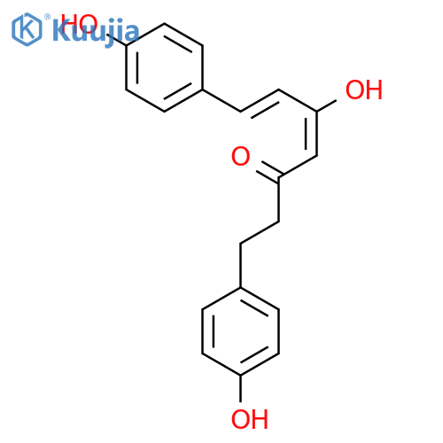 5-hydroxy-1,7-bis(4-hydroxyphenyl)-4,6-heptadiene-3-one structure