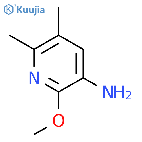3-Amino-5,6-dimethyl-2-methoxypyridine structure