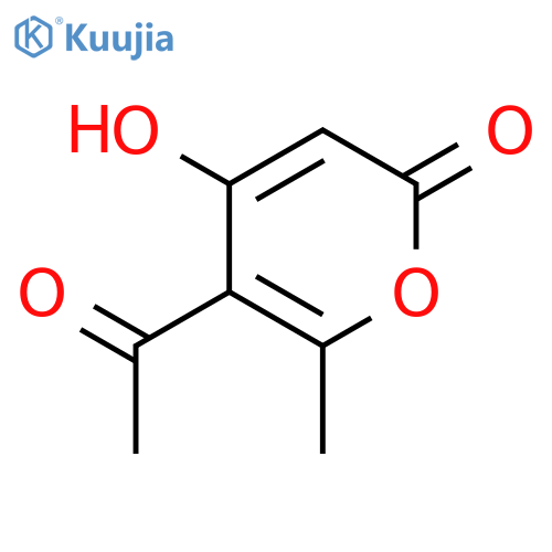 2H-Pyran-2-one, 5-acetyl-4-hydroxy-6-methyl- structure