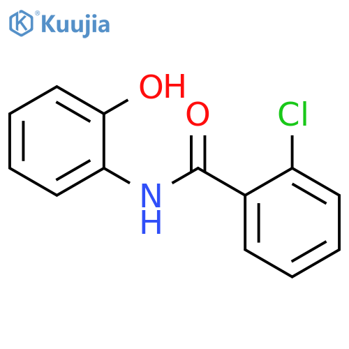 2-chloro-N-(2-hydroxyphenyl)benzamide structure