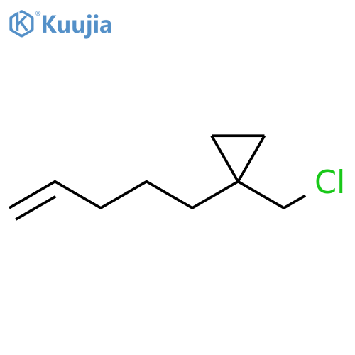 Cyclopropane, 1-(chloromethyl)-1-(4-penten-1-yl)- structure