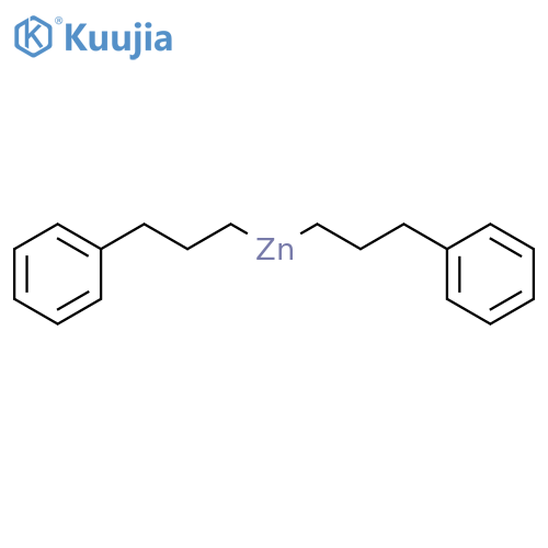 Zinc, bis(3-phenylpropyl)- structure