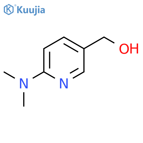 [6-(dimethylamino)pyridin-3-yl]methanol structure