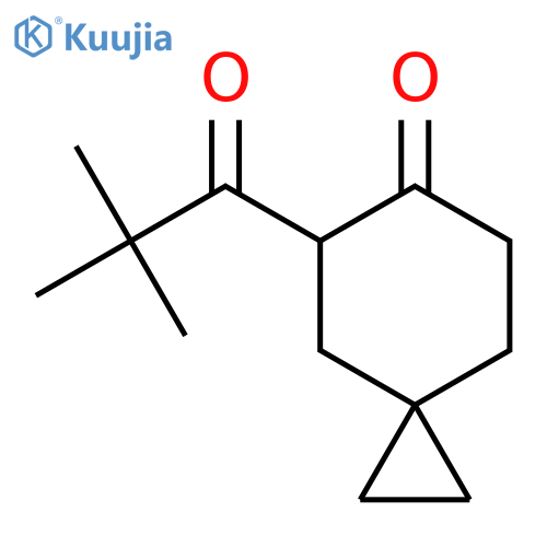 5-(2,2-dimethylpropanoyl)spiro2.5octan-6-one structure