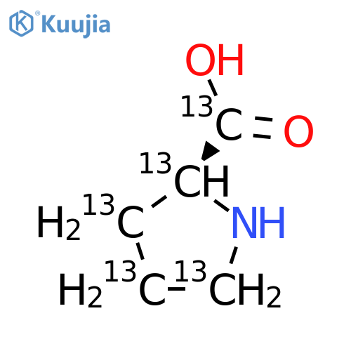 L-Proline-13C5 structure