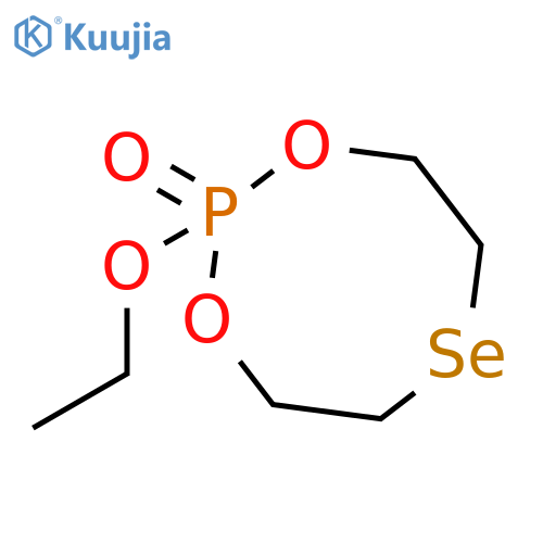 1,3,6,2-Dioxaselenaphosphocane, 2-ethoxy-, 2-oxide structure
