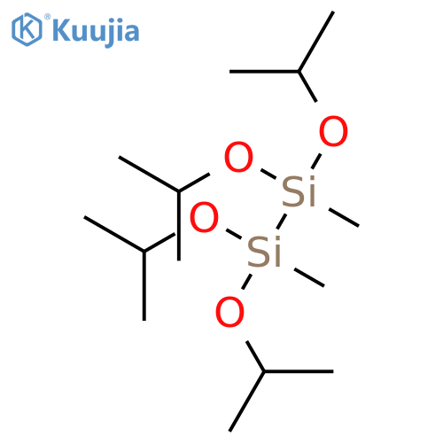 Disilane, 1,2-dimethyl-1,1,2,2-tetrakis(1-methylethoxy)- structure