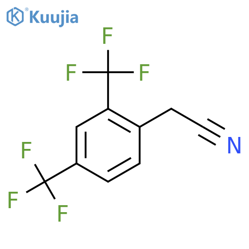 2,4-Bis(trifluoromethyl)phenylacetonitrile structure