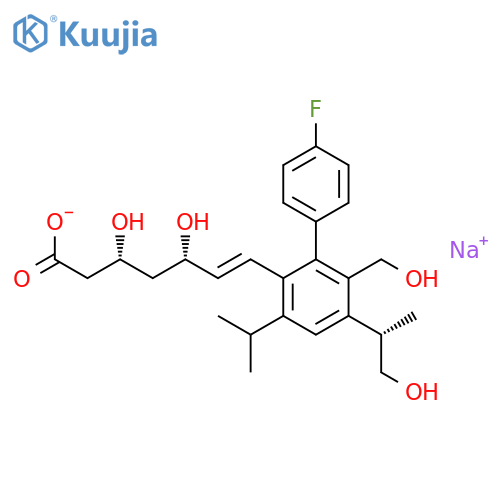 Desmethyl Hydroxy Cerivastatin Sodium Salt structure