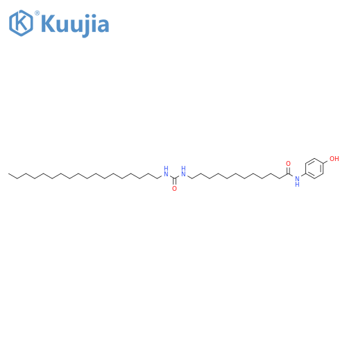 Dodecanamide,N-(4-hydroxyphenyl)-12-[[(octadecylamino)carbonyl]amino]- structure