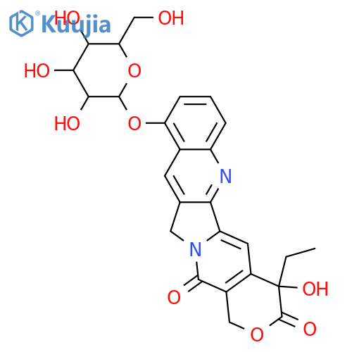 Camptothecin; (S)-form, 9-β-D-Glucopyranosyloxy structure