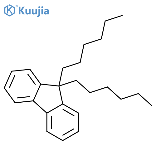 Poly(9,9-dihexylfluorenyl-2,7-diyl) structure