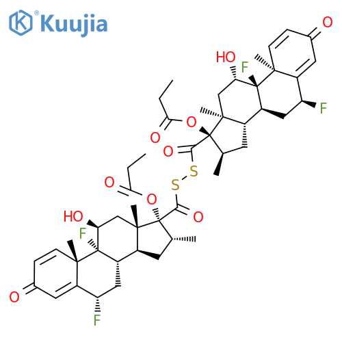 DesfluoroMethyl Fluticasone Propionate Disulfide structure