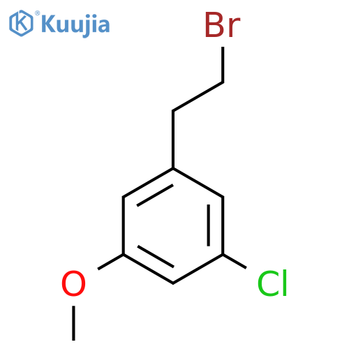 1-(2-Bromoethyl)-3-chloro-5-methoxybenzene structure