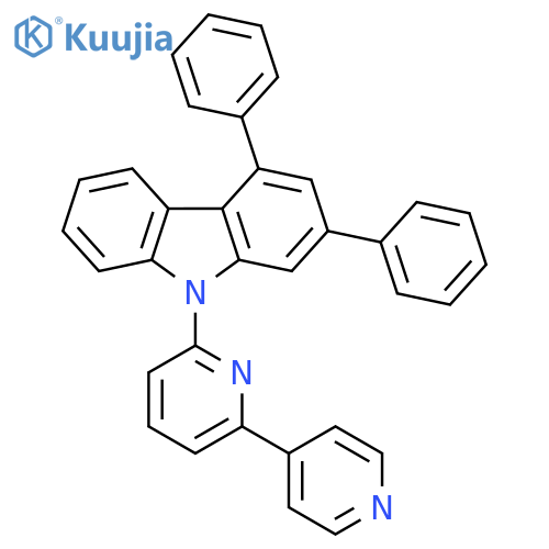 9H-Carbazole, 9-[2,4'-bipyridin]-6-yl-2,4-diphenyl- structure