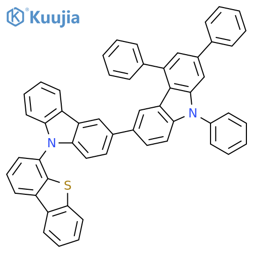 3,3'-Bi-9H-carbazole, 9'-(4-dibenzothienyl)-5,7,9-triphenyl- structure