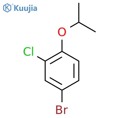 4-Bromo-2-chloro-1-isopropoxybenzene structure