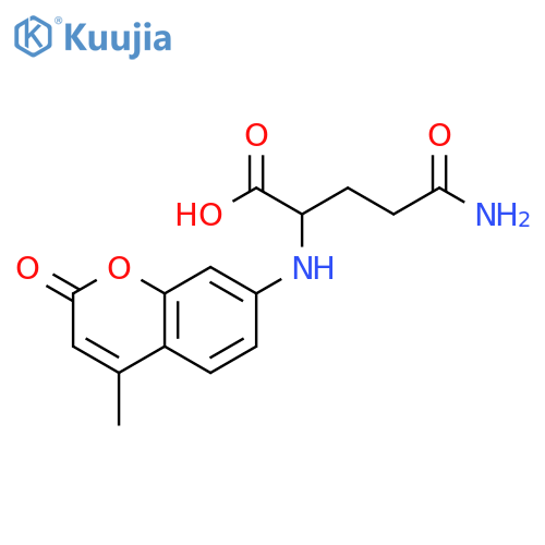 D-Glutamine,N-(4-methyl-2-oxo-2H-1-benzopyran-7-yl)- structure
