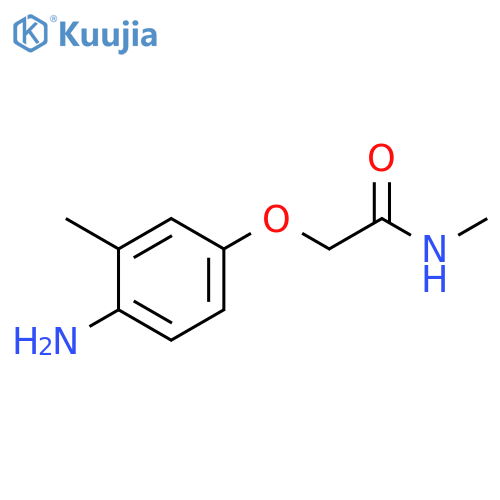 2-(4-amino-3-methylphenoxy)-N-methylAcetamide structure