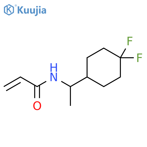 N-[1-(4,4-Difluorocyclohexyl)ethyl]-2-propenamide structure