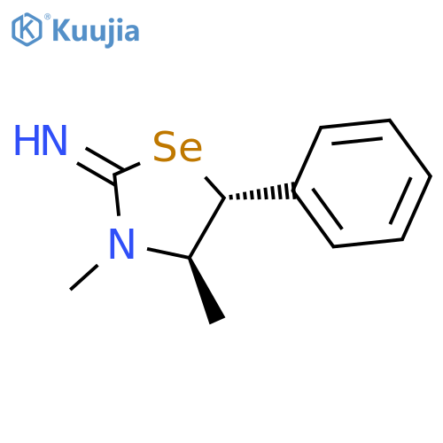2-Selenazolidinimine, 3,4-dimethyl-5-phenyl-, (4R,5R)- structure