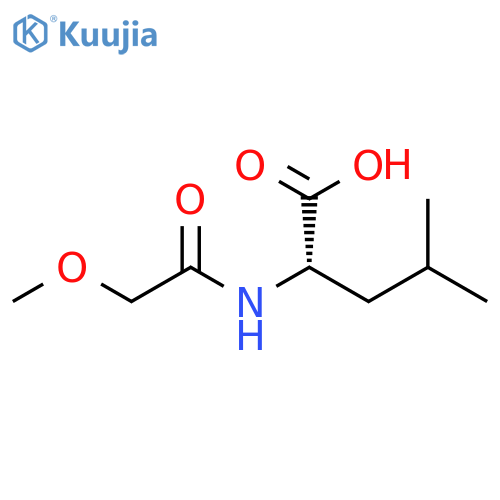 Leucine, N-(methoxyacetyl)- (9CI) structure