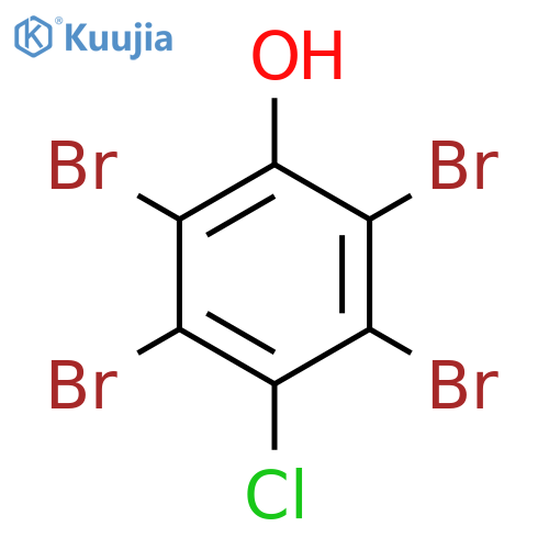 2,3,5,6-tetrabromo-4-chlorophenol structure