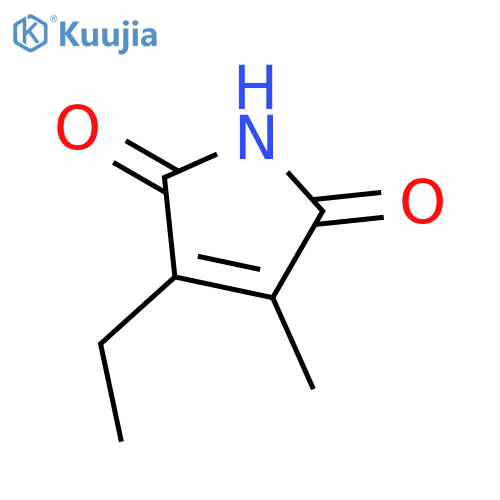 3-Ethyl-4-methylpyrrole-2,5-dione structure