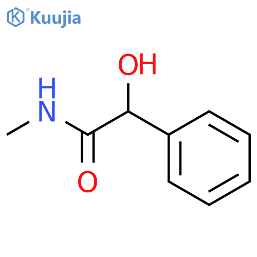 Benzeneacetamide, α-hydroxy-N-methyl- structure