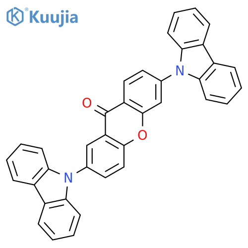 9H-Xanthen-9-one, 2,6-di-9H-carbazol-9-yl- structure