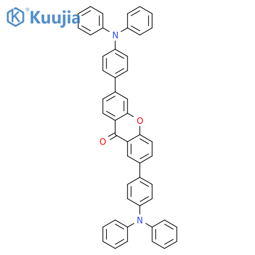 9H-Xanthen-9-one, 2,6-bis[4-(diphenylamino)phenyl]- structure
