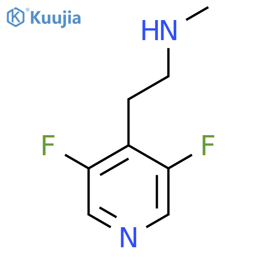 2-(3,5-difluoropyridin-4-yl)ethyl(methyl)amine structure