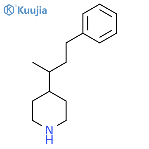 4-(4-phenylbutan-2-yl)piperidine structure