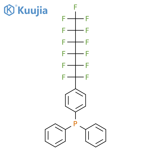 Phosphine, diphenyl[4-(tridecafluorohexyl)phenyl]- structure