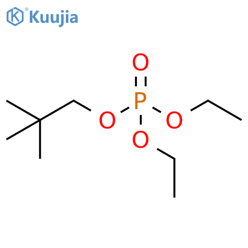 Phosphoric acid, 2,2-dimethylpropyl diethyl ester structure